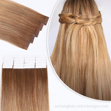 Premium Raw Indian Hair Tape Extensions: Double Drawn Magic